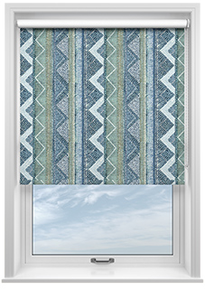 Cerrado, Electric Blues - Twist&Fit Roller Blind